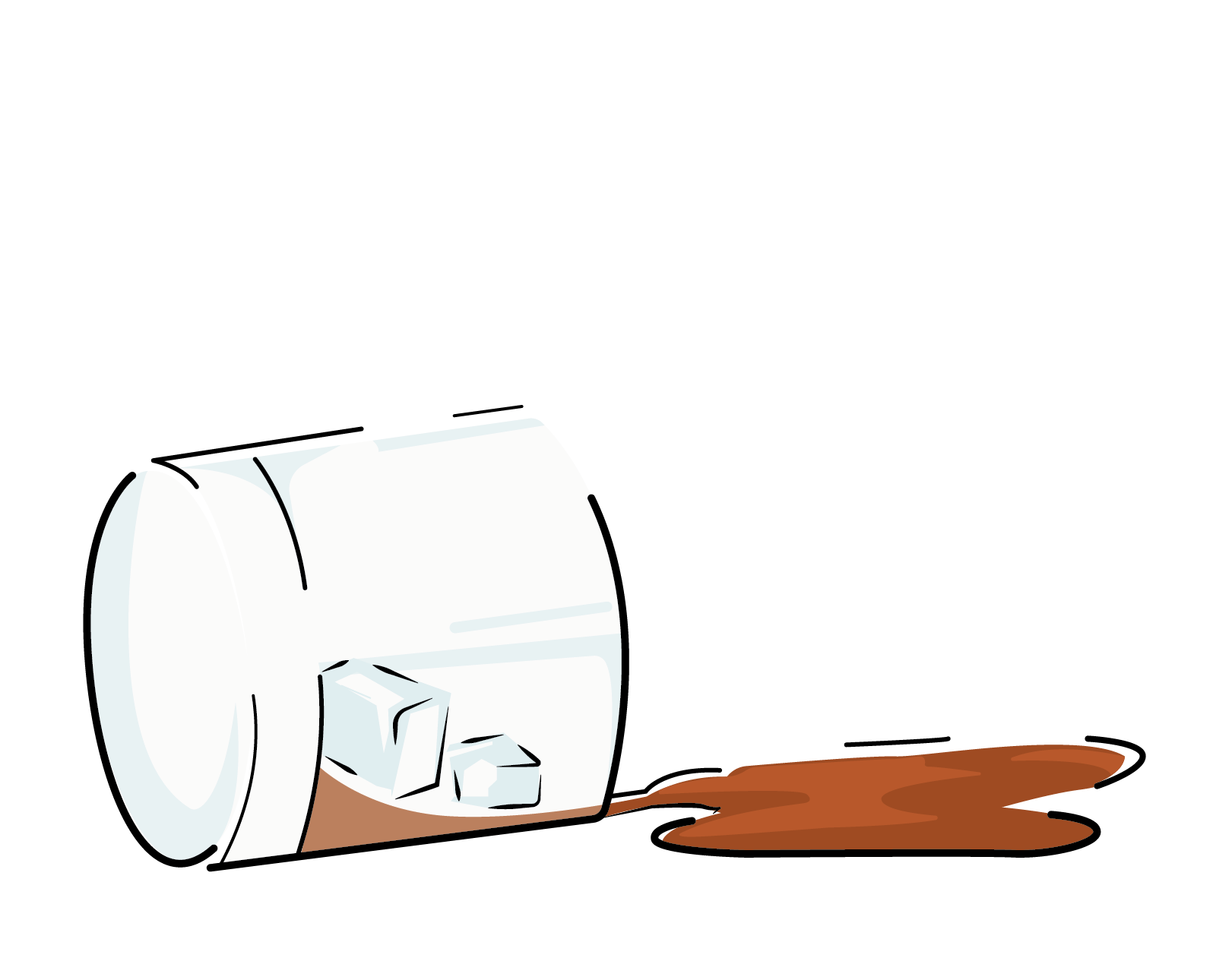 Old Fashioned cocktail illustration